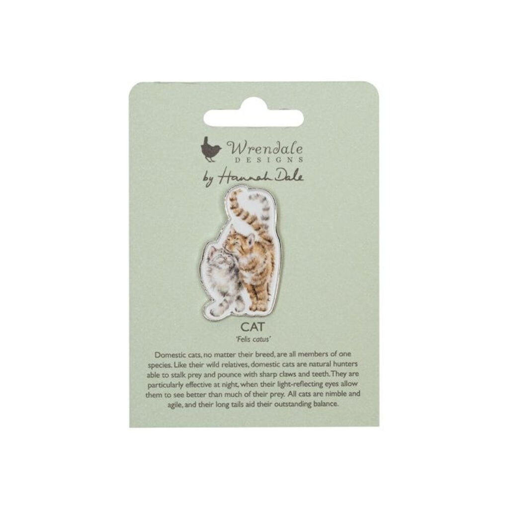 Wrendale Designs Pin Badge 'Feline Good' Cat