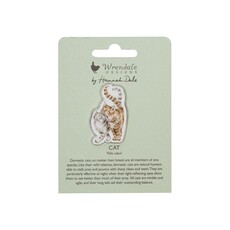 Wrendale Designs Pin Badge 'Feline Good' Cat