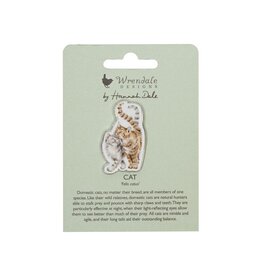 Wrendale Designs Pin Badge 'Feline Good' Cat