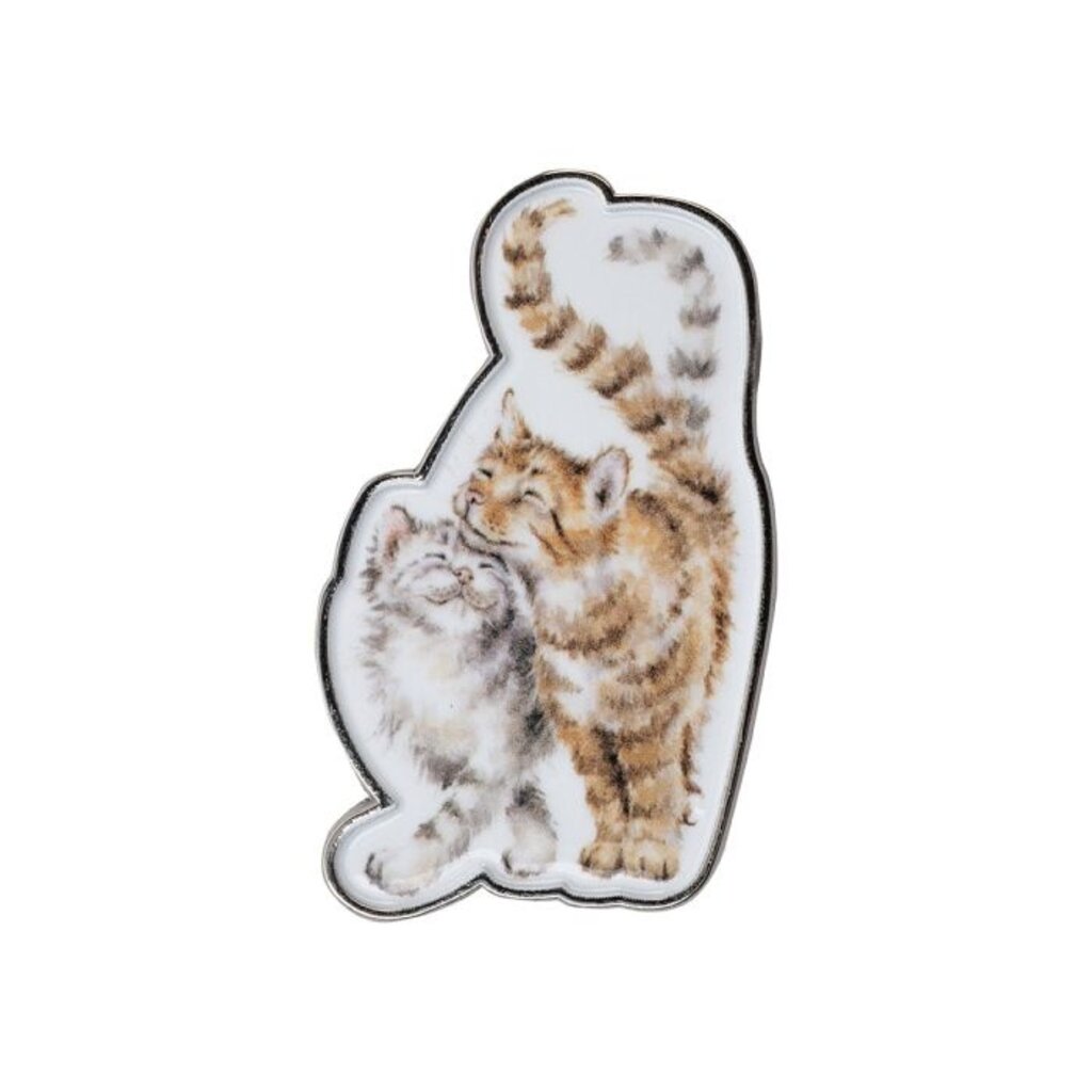 Wrendale Designs Pin Badge 'Feline Good' Cat