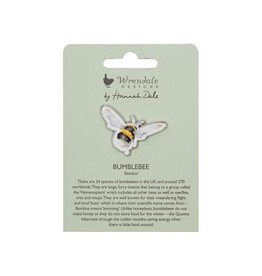 Wrendale Designs Pin Badge 'Flight of the Bumblebee'