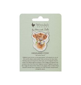 Wrendale Designs Pin Badge 'Daisy Coo' Cow