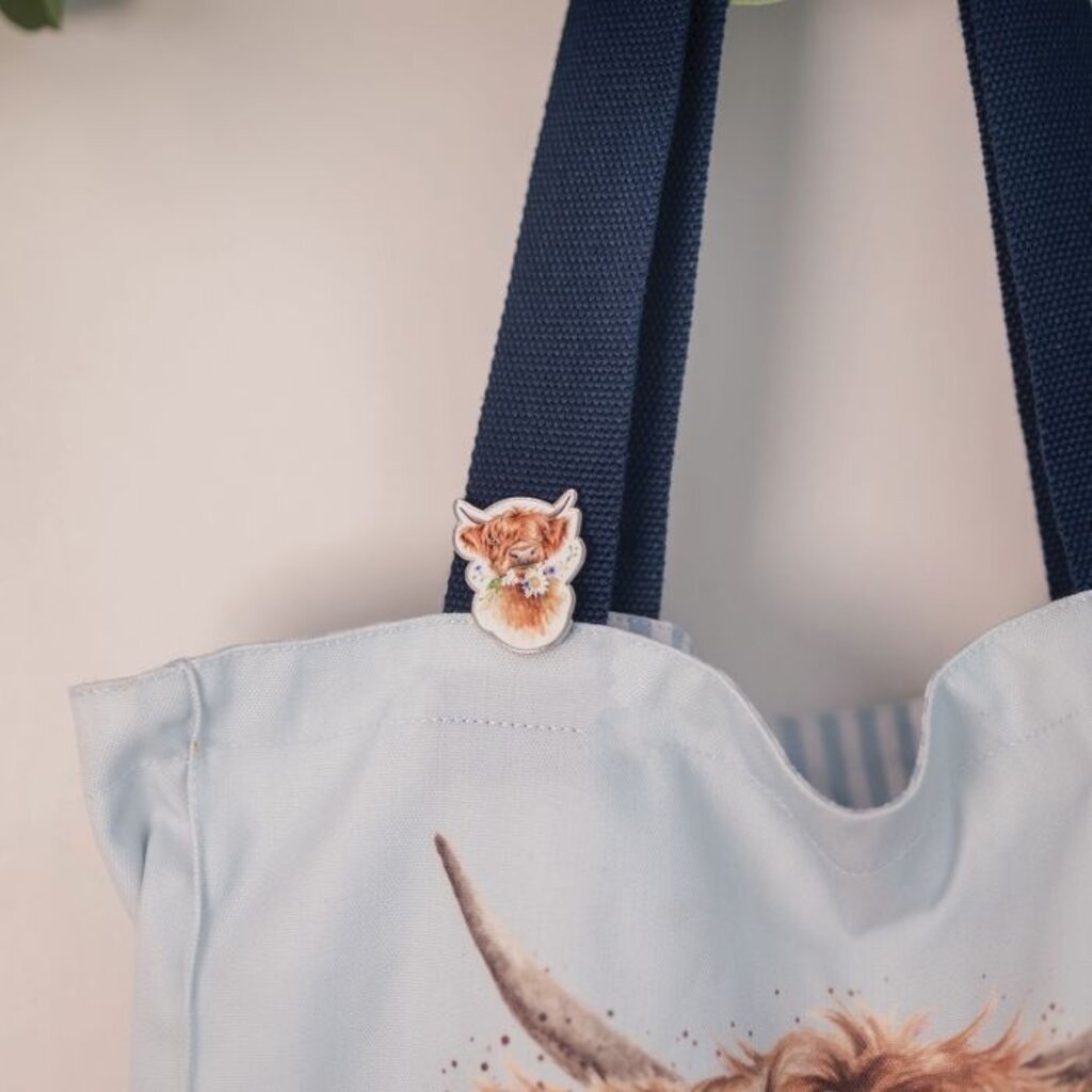 Wrendale Designs Pin Badge 'Daisy Coo' Cow