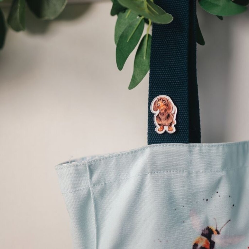 Wrendale Designs Pin Badge ' Little Sausage' Dog