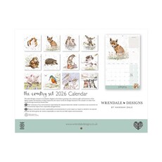 Wrendale Designs 'The Country Set' Landscape Calendar - 2026