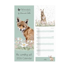 Wrendale Designs 'The Country Set'  Slim Calendar - 2026