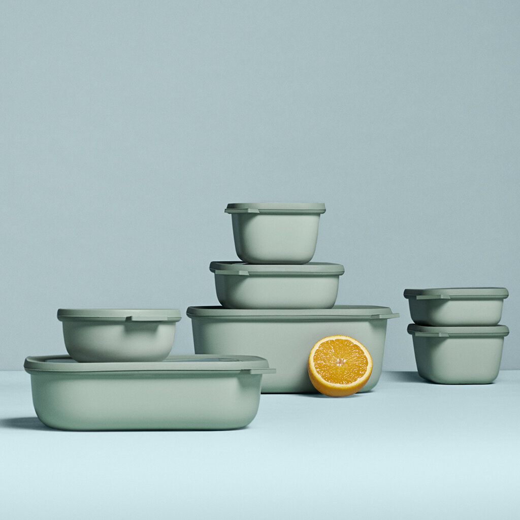 Mepal Cirqula Multi Bowl  Rect 1.5L - Sage