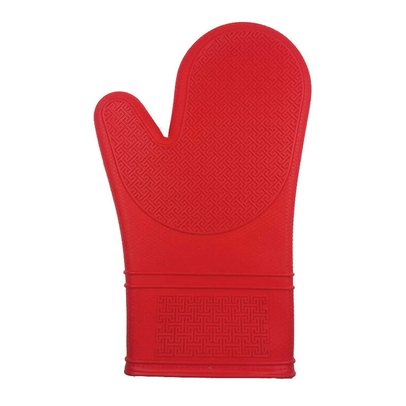 Kitchenbasics Silicone Oven Mitt - Red - 12"