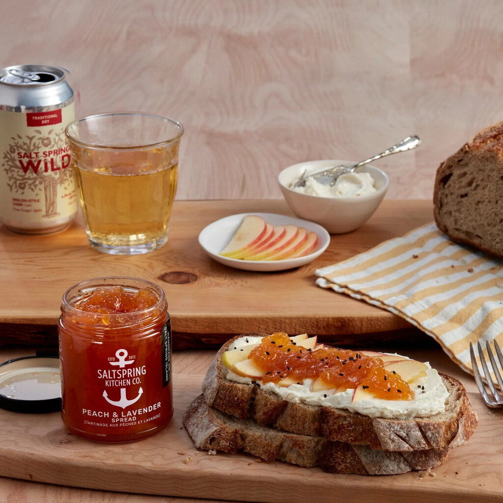 Salt Spring Kitchen Co. Peach & Lavender Spread 125ml