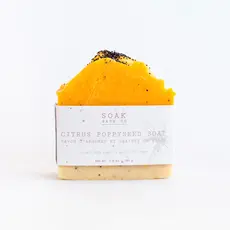 SOAK Bath Co. Citrus Poppyseed Soap Bar - 5.8oz