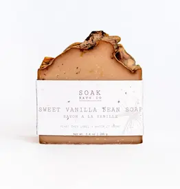 SOAK Bath Co. Sweet Vanilla Bean Soap Bar - 5.8oz