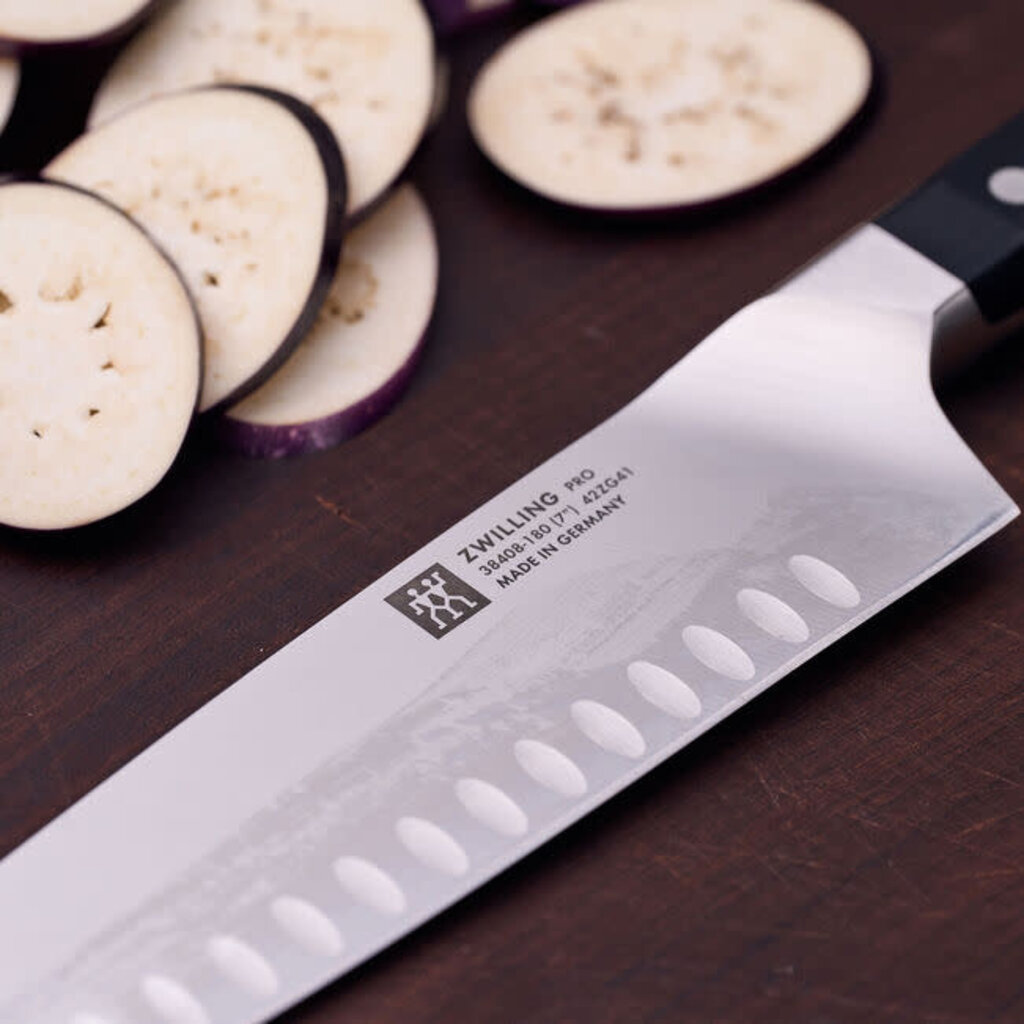 ZWILLING Pro 7" Santuko Knife 180mm Granton Edge