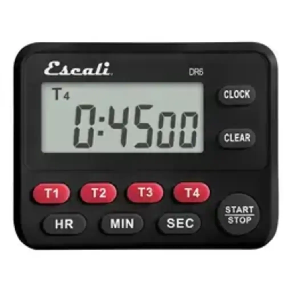 Escali 4 Event Digital Timer - Black