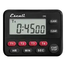 Escali 4 Event Digital Timer - Black
