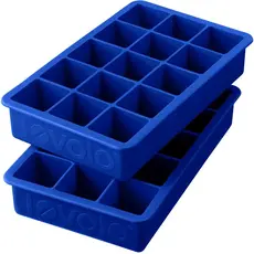 Tovolo  Perfect Cube Ice Tray Set of 2 - Stratus Blue