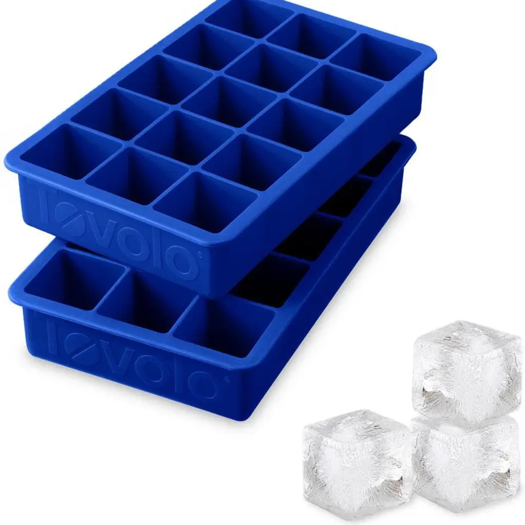 Tovolo  Perfect Cube Ice Tray Set of 2 - Stratus Blue