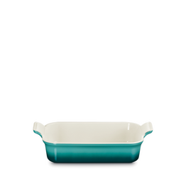 Le Creuset Heritage Rect Dish 2.3L - Bleu Riviera