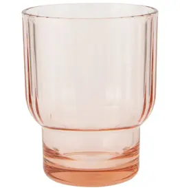 Now Designs Acrylic Fluted DOF Glass - Blush Pink