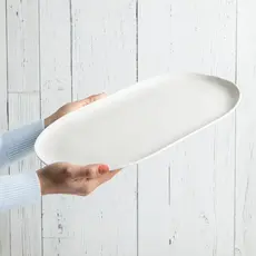 Now Designs Fresco Platter - Vanilla Bean