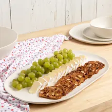 Now Designs Fresco Platter - Vanilla Bean