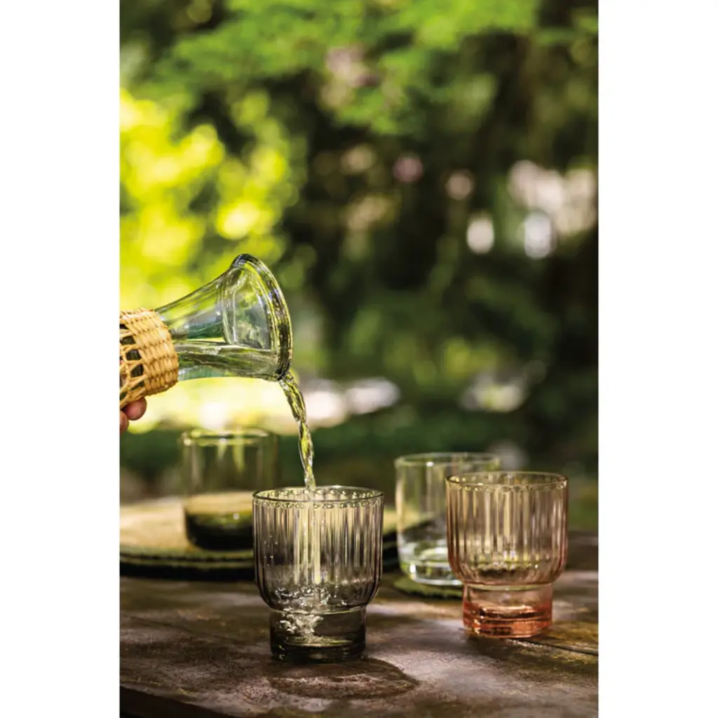 Now Designs Acrylic Fluted DOF Glass - Violet Blue