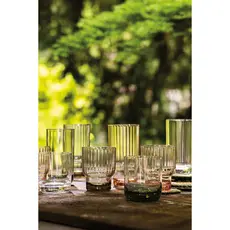 Now Designs Acrylic Fluted Highball Glass - Violet Blue