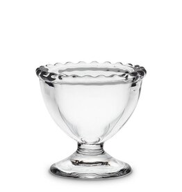 Abbott Dotted Edge Glass Egg Cup