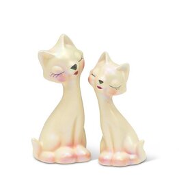 Abbott Sleek Retro Cats Salt & Pepper Shaker