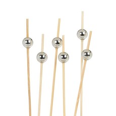 Abbott Silver Metallic Ball Party Picks