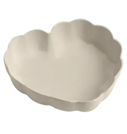 Emile Henry Madeleine Heart Shaped Dish Argile - 26.5x24.5x6.5cm