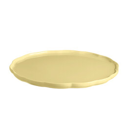Emile Henry Madeleine Round Serving Platter - Vanilla - 31cm