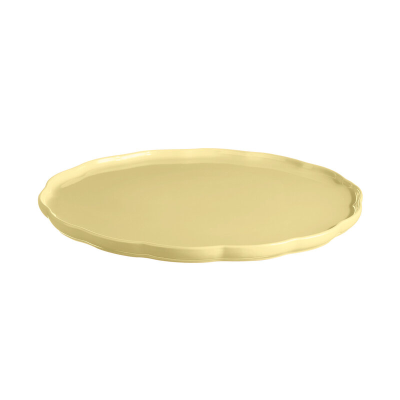 Emile Henry Madeleine Round Serving Platter - Vanilla - 31cm