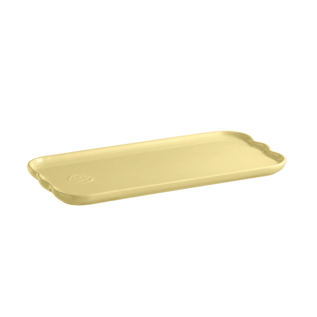 Emile Henry Madeleine Serving Plate - Vanilla - 31cm x 15cm