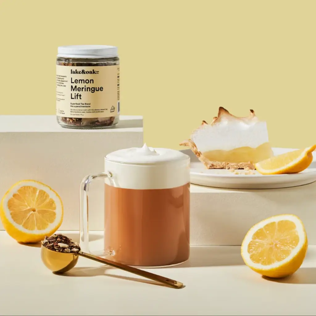 Lake & Oak Tea Co. Lemon Meringue Lift - 65g - Superfood Tea Blend