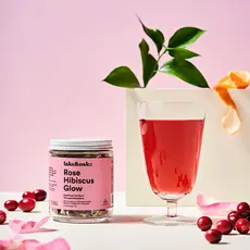 Lake & Oak Tea Co. Rose Hibiscus Glow - 75g - Superfood Tea Blend