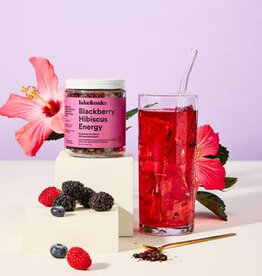 Lake & Oak Tea Co. Blackberry Hibiscus Energy - 75g - Superfood Tea Blend