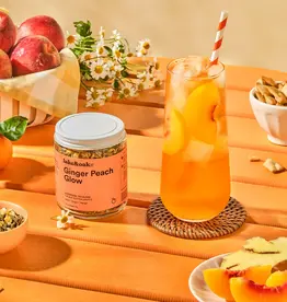 Lake & Oak Tea Co. Ginger Peach Glow - 75g - Superfood Tea Blend