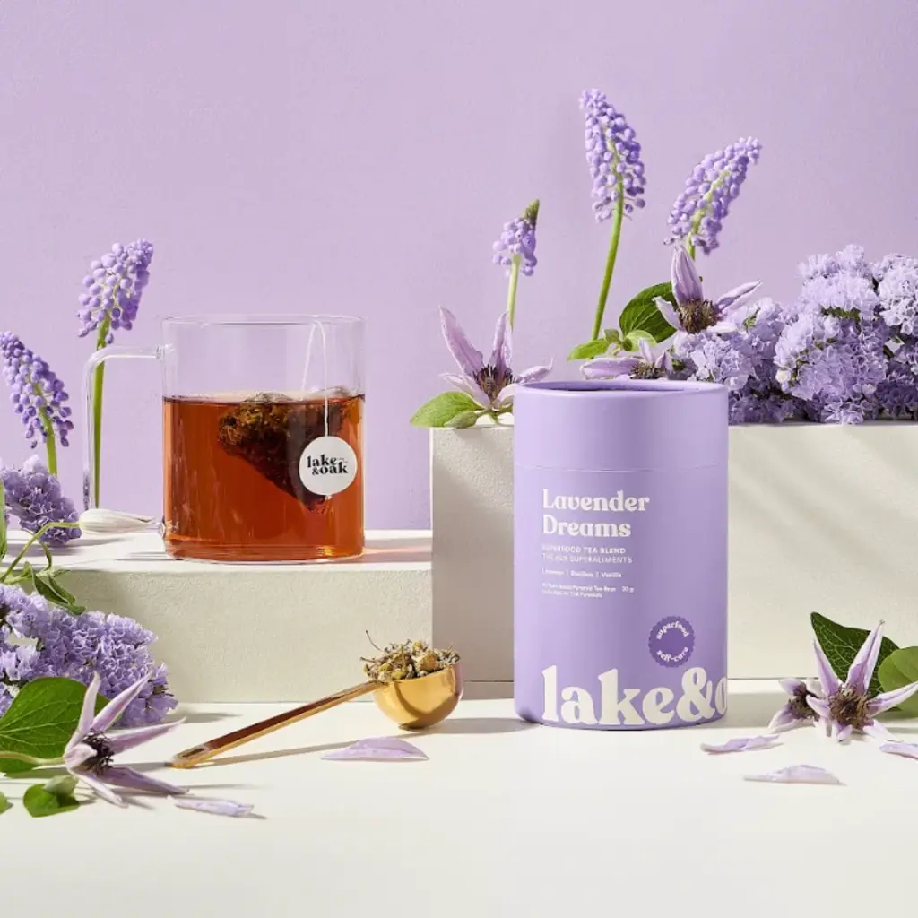 Lake & Oak Tea Co. Lavender Dreams - 50g - Superfood Tea Blend