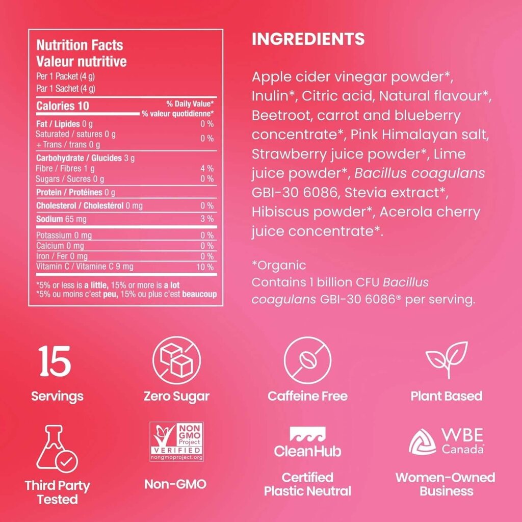 Blume Superbelly 60g / 15pk - Strawberry Hibiscus- Hydration Powder