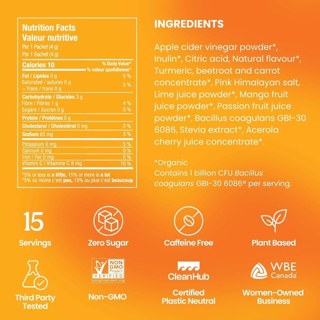 Blume Superbelly 60g / 15pk - Mango Passion Fruit - Hydration Powder
