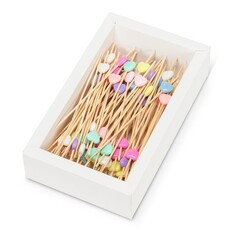 Abbott Pastel Heart Party Picks 100pc - 4.5" L