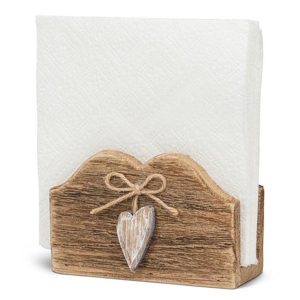 Abbott Napkin Holder w/ Heart
