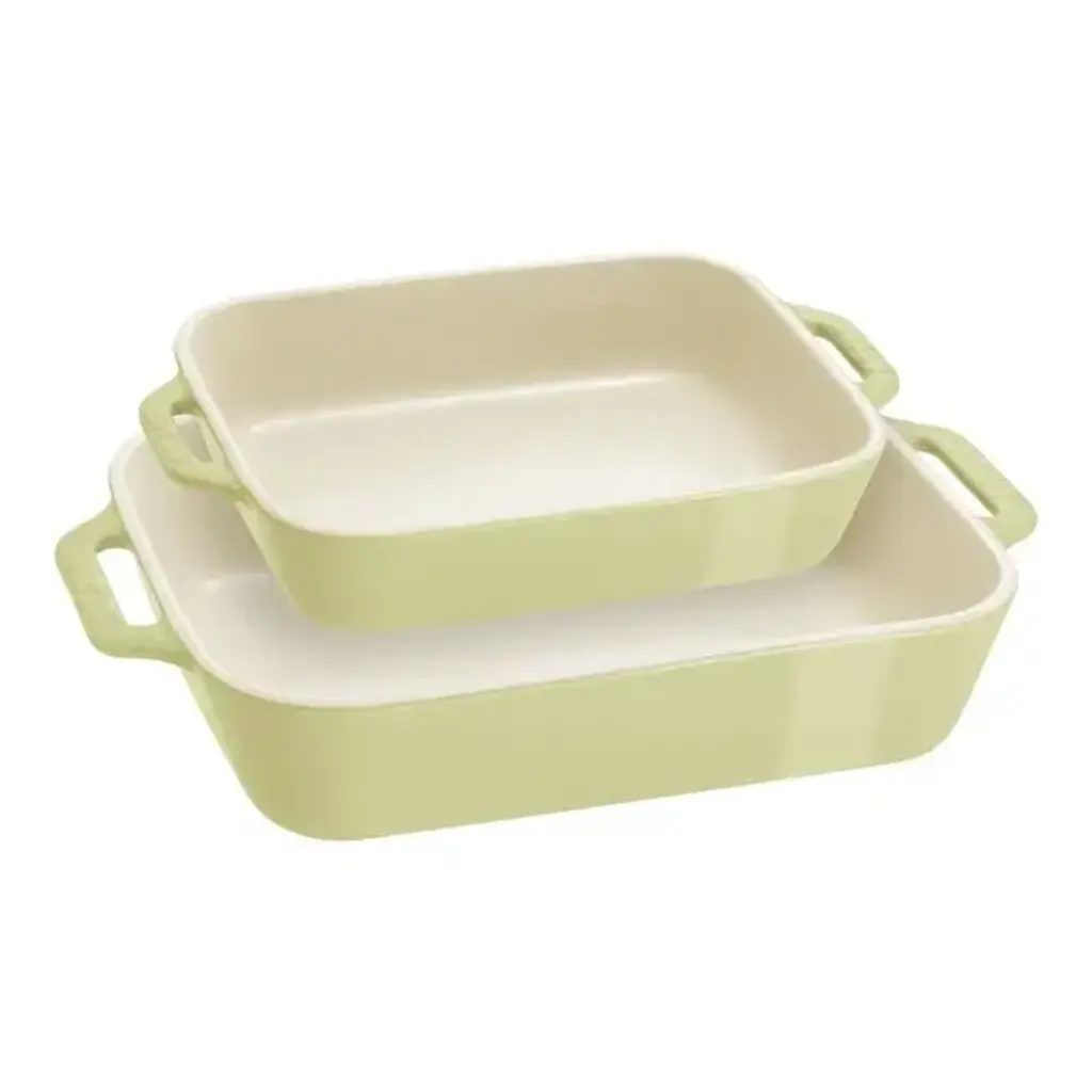 Staub Ceramic 2 Piece Rectangular Baking Dish Set