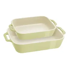 Staub Ceramic 2 Piece Rectangular Baking Dish Set