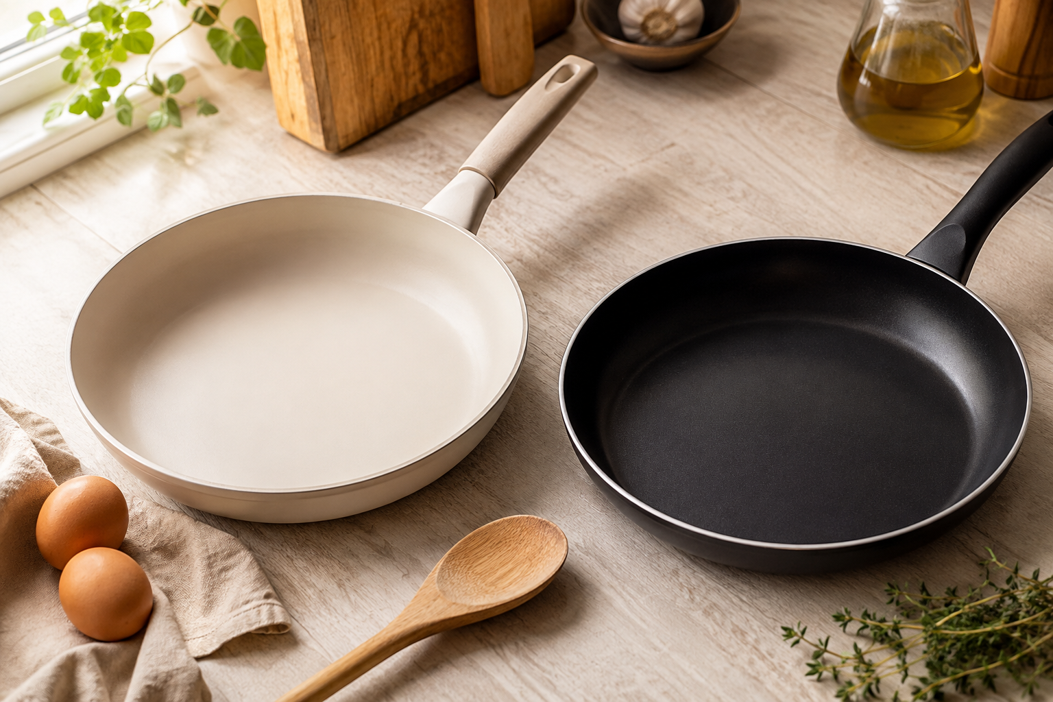 Ceramic vs. Non-Stick Pans: Which One is Right for Your Kitchen?