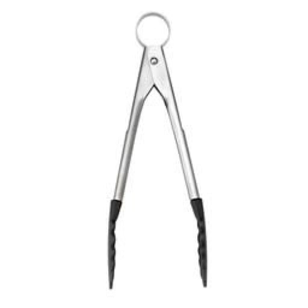Cuisipro 7" Silicone Piccolo Tongs - Black
