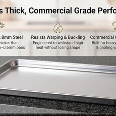 Fox Run Heavy Duty Stainless Steel Jelly Roll Pan