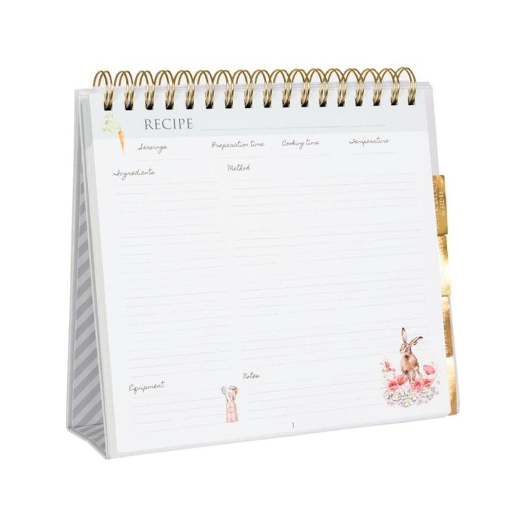 Wrendale Designs Spiral Bound Recipe Book - Country Kitchen