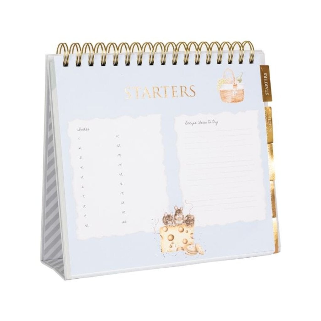Wrendale Designs Spiral Bound Recipe Book - Country Kitchen