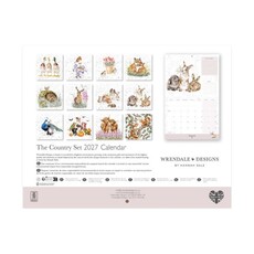 Wrendale Designs 'The Country Set' Landscape Calendar - 2027